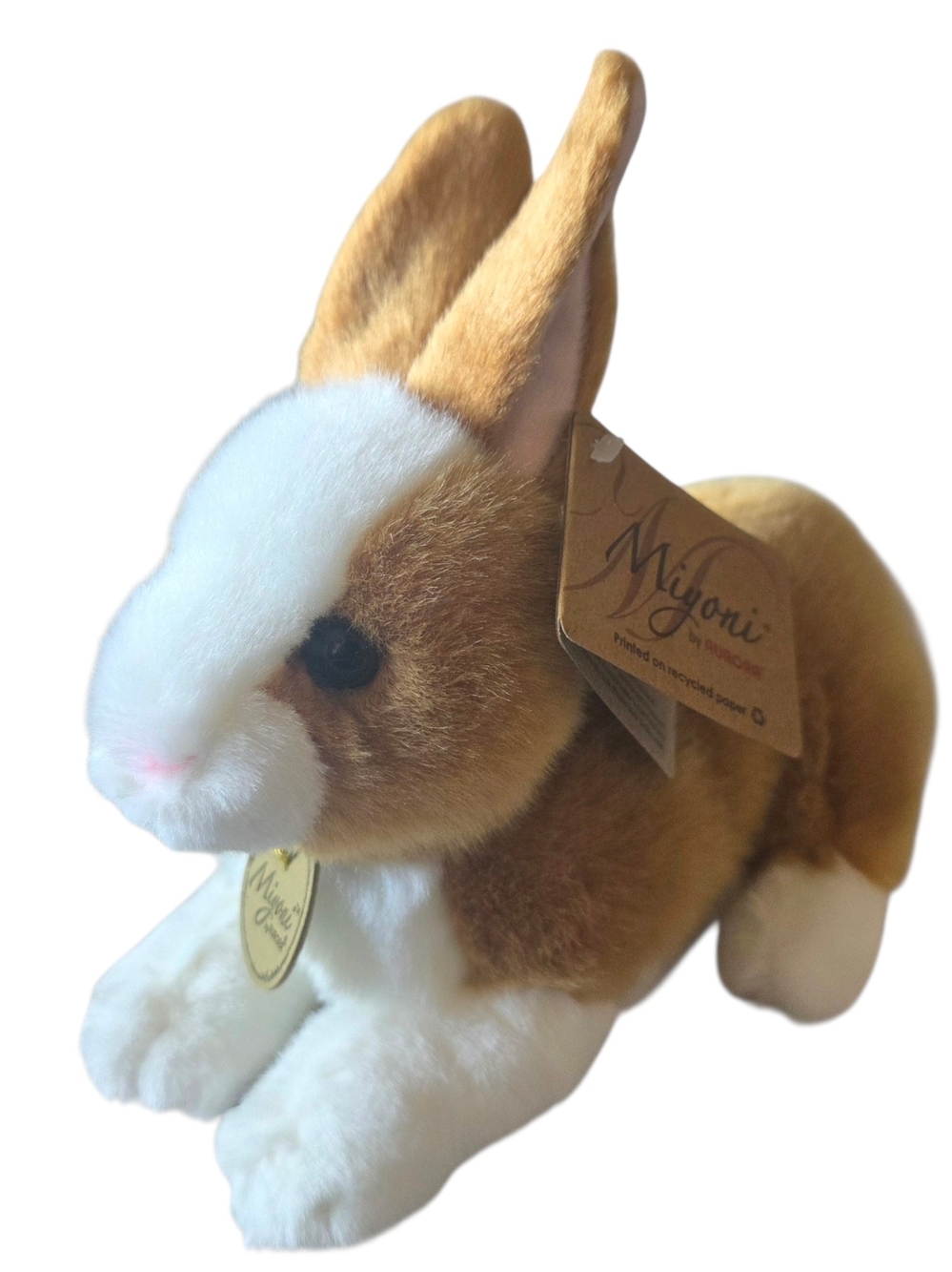 Myoni By Aurora Brown And White 7 Inch Dutch Rabbit Plush New With Tags Easter
